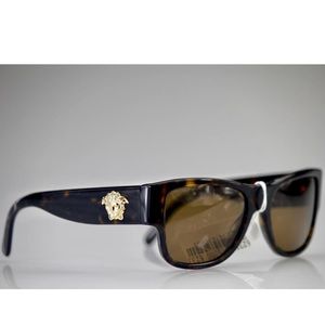 Versace Havana Icon Medusa Sunglasses